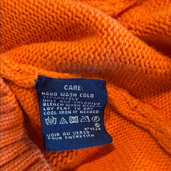 Vintage Ralph Lauren Zip Sweater with Embroidered Logo Size XL - Picture 9 of 9